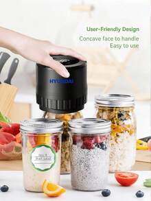 HYUNDAI Electric Vacuum Sealer Kit For Wide Mouth And Regular Mouth Mason Jars - Multicolor - View 4
