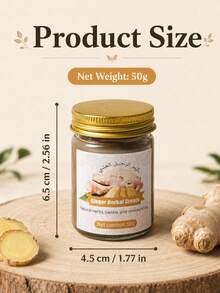 50g Ginger Paste, Herbal Extract, Suitable For Daily Care. Suitable For Home Use, Can Be Applied To Multiple Areas, Easy To Carry, Let You Relax Anytime And Anywhere. - Ginger Paste - View 1