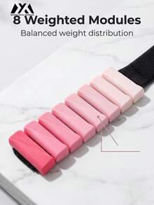 1 Pair Adjustable Size, Detachable Weight, Portable Strength Training Silicone Wrist & Ankle Weights, 1lb (480g) Per Pair, With Solid Steel Core, Suitable For Yoga, Dance, Walking, Pilates, Running, Aerobics, Home Workout Wearable Fitness Bands, Multiple Colors Fitness Accessories Available - Multicolor - View 8