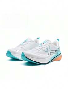 XTEP 360X2.0 LITE Men's Running Shoes, Breathable Lightweight Elastic Training Sneakers - White/Sky Blue - View 1