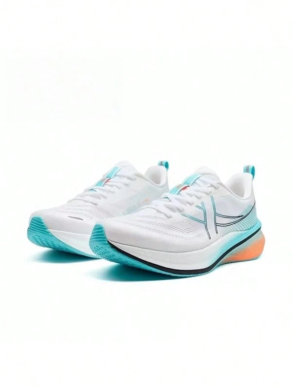 XTEP 360X2.0 LITE Men's Running Shoes, Breathable Lightweight Elastic Training Sneakers - White/Sky Blue - View 1