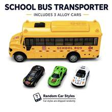 Flexible Track School Bus, A Foldable Educational Toy Car Model That Can Be Unfolded By Pressing, Interactive Toy, Inertia-Driven Without Batteries, Random Accessories, Perfect Colors, Holiday Gift(Random Style And Color Of The Car) - Multicolor - View 10