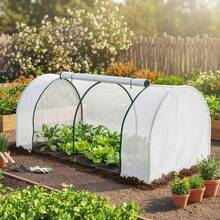 Agricultural Greenhouses - 白色 + 聚乙烯 - 查看 6