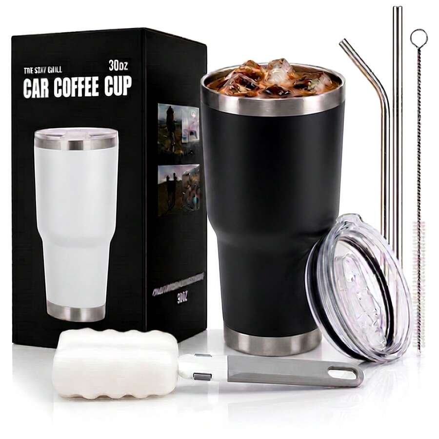 Vacuum Flasks & Thermoses - Black - View 1