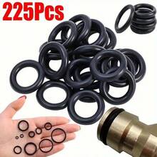 225pcs O-Ring Assortment - Oil-Proof & Waterproof Rubber Seals, Various Sizes, Suitable For Automotive And Mechanical Applications - 225 Pieces (including Bags) - View 4