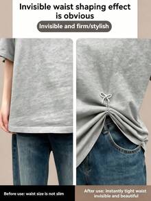 2Pcs Decorative Chain Trouser Cuff Clips, Adjustable Detachable No Sew Reusable Pant Hem Fastener Clips For Shortening Pants Jeans T‑Shirts Multi‑Purpose Clothing Decor Accessories - Multicolor - View 3