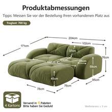 Sofas & Couches - Green - View 4
