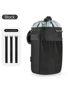 WEST BIKING Insulated Bicycle Water Bottle Bag 3 Point Secure Mounting Multi Functional Cycling Gear Storage Bag - Multicolor - View 12