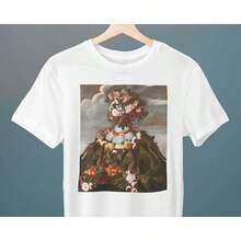 Spring III, Unisex T-Shirt, Art Tee, Spring T-Shirt, Gift For Her, Gift For Him, Art Lover Gift - 白色 - 查看 1