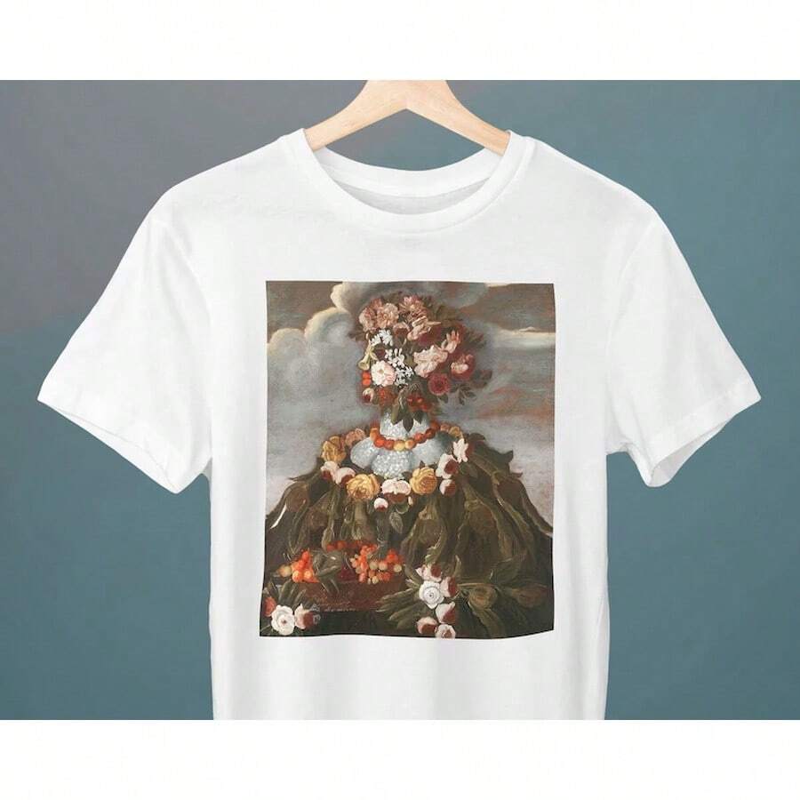 Spring III, Unisex T-Shirt, Art Tee, Spring T-Shirt, Gift For Her, Gift For Him, Art Lover Gift - 白色 - 查看 1