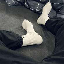 NIKE Unisex Versatile Comfortable Lightweight Mid-Calf Training Sports Socks (3 Pairs) SX4704-901 - Crew Socks - View 5