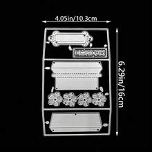3D Card Cutting Die Flower Birthday Waterfall Flap Shutters Card Embossing Metal Dies Cut For DIY Scrapbooking Album Decorative Paper Crafting Card Making - MC1492 - View 10