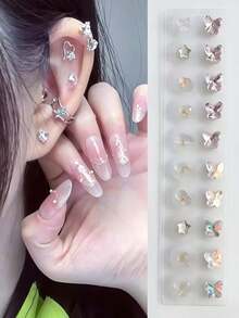 1 Set 20pcs Ear Massage Stickers, Ear Reflexology Massage Patches, Relieve Acupoint Pressure, Relax Body And Mind, Suitable For Men And Women, Can Be Used As An Alternative To Acupuncture - Multiple Specifications - View 4