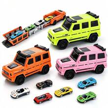 Flexible Track Vehicle, Off-Road Vehicle, No Battery Required For Launching, Inertial Launching Device, Folding Toy Car Model, Multi-Player Racing Competition Toy, Suitable For Both Men And Women As A Gift, Random Color Of Accessories - Multicolor - View 2