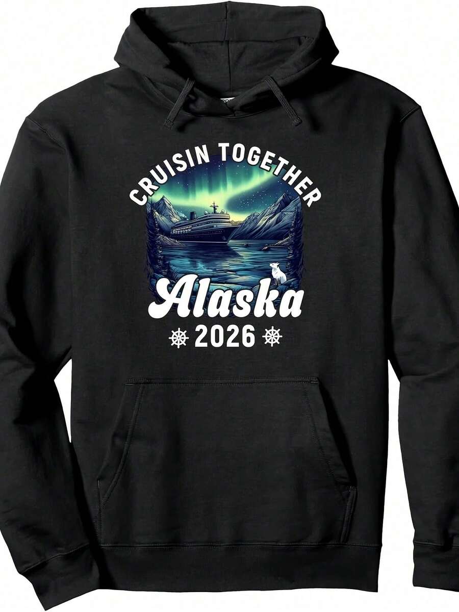 Cruisin Together Alaska 2026 Friend Family Alaska Cruise Pullover Hoodie - 款式 - 查看 1
