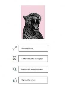 1/3 Pcs Frameless Sexy Stockholm Pink Black Leopard Print Y2K Canvas Wall Art, Girly Gallery Decor For Bedroom Dorm Apartment Living Room Kitchen, Room Decor Bedroom , Prints For Wall, Vintage Decor, Best Gift Choice - Multi-color - View 6