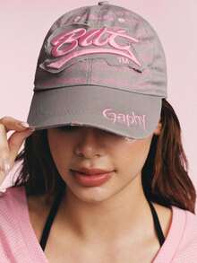 Popjeli 1pc Outdoor Couple Hip Hop Baseball Cap - Multicolor - View 5