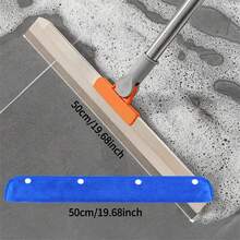 1pc/Upgraded Silicone Broom, High Window Cleaner, Home/Bathroom Floor Mop, Magic Silicone Broom, Can Clean Water, Back To School Essential - 50CM New Style - View 11