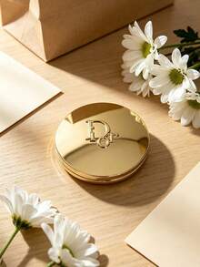 Dior Portable Double-Sided Makeup Mirror Gift - Gold - View 2