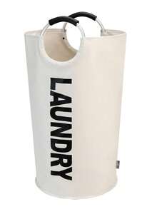 Extra Large High Quality Laundry Basket With Soft Padded Handles - Fabric Laundry Hamper, Foldable Round Basket, Suitable For Various Room Types, Casual Style Clothes Storage Box, Laundry Accessories, Laundry Basket, Space Saving - View 18