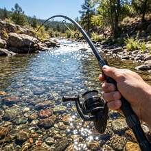 KecchKrezing Telescopic Fishing Rod And Spinning Reel Combo, Complete Fishing Tackle Set With Lures, Hooks, Fishing Line, Beginner Outdoor Freshwater Fishing Gear With Storage Bag - Black - View 6