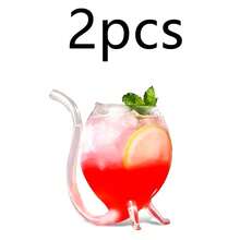 1-10pcs Creative Curved Mug, Creative Cup, Decanter Cup, Mug With Built ...