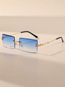 1 Pair, 2 Pairs Combination Fashion Casual Glasses, Luxury Brand Designer Eyewear, Enhances Facial Contour And Dimension, Suitable For Daily Life, Beach, Driving, Camping, Fishing, Party And Outdoor Travel And Other Occasions. - Multicolor - View 2