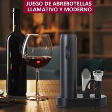 Electric Wine Bottle & Can Openers - Black - View 5