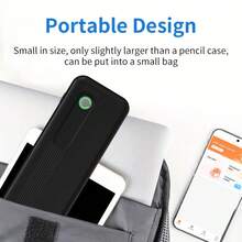 ORICO Wireless Portable Printer - Thermal Printer, Desktop Inkless Printer. Supports US Letter And A4 Folding Thermal Paper, Compatible With Smartphones And Tablets, Printing Paper Sold Separately - Black - View 11