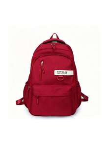 2026 Summer New Korean Style Minimalist Solid Color Daily Commute Back To School Lightweight Large Capacity Nylon Backpack - Multicolor - View 12