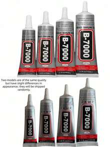 B-7000 透明工業級水晶膠 110ml/50ml/25ml/15ml 適用於布料、手機、珠寶製作、水晶、寶石、木材、玻璃 - B-7000 - 查看 9