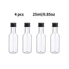 44pcs/4pcs Empty Plastic Lemon Juice Bottles With Lids, Mini Refillable Bottles With Lemon Labels, Jute Rope And Funnel, Suitable For Homemade Lemonade, Juice, Wedding, Party Favors, Beach Trips, Picnics, Holiday Gatherings And Kitchen Decor - Transparent K - View 14