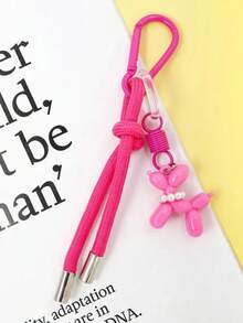 Kawaii Bubble Dog Lanyard Keychain Resin Pendant Charm For Bag Purse Phone Strap Cute Gift For Best Friend - Multicolor - View 7