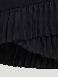 Adidas Originals Kaos Olahraga Lengan Pendek Wanita ORIGINALS PLEAT LF2343 - Hitam - View 6