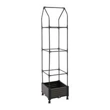 YUNRUX Planter With Trellis, Planter With Wheels, Garden Planter With Trellis - B - 查看 6