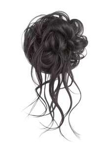 Korean Style Rich Girl Bun Hair Extension Hair Scrunchie For Women, Extra Long Fluffy Side-Swept Bun Hair Piece, Volume Enhancing Hair Bun - Multicolor - View 12
