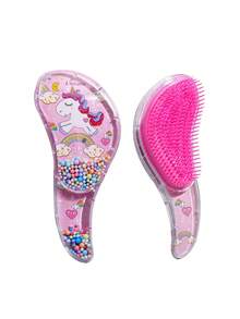 1pc Cute Unicorn Detangling Hair Brush, Grooming Comb - Multicolor - View 12