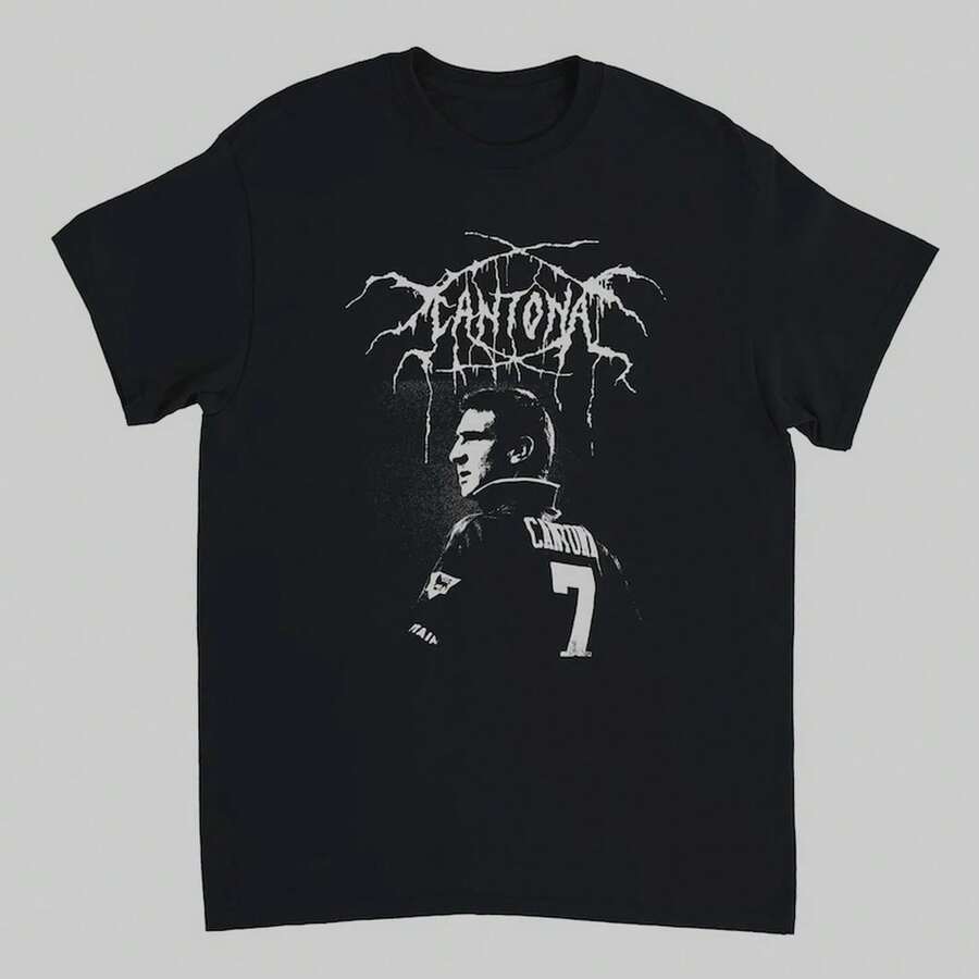 ERIC CANTONA Black Metal T-Shirt DHON - 黑色 - 查看 1