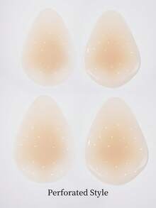 VfvQueen 1 Pair Ultra-Thin Solid Silicone Breast Lift Tape, Invisible Seamless Water-Drop Lifting Breast Pads, Anti-Sagging - Multi-color - View 8