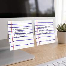 2 Packs Sticky Notes, Self-Adhesive Memo Pads, Total 100 Sheets, Notebook Style Notepad, Removable Adhesive Sticky Notes, For Stu, First Day Of School - Multicolor - View 9