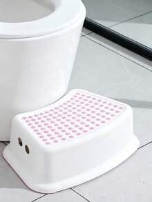 Non‑Slip Step Stool With Anti‑Slip Granular Surface, Stable Tip‑Resistant Base, Multiple Color Options, Ergonomic Curve Fitting Foot Shape, Lightweight With Carry Handle, Ideal For Stepping During Washing And Toilet Use - Multicolor - View 9