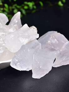 Clear Rock Quartz Tumbled Polished Stones | For Healing Crystal, Wicca Witchcraft And Home Decor, Chakra Reiki, For Jewely Making, DIY Crafts, Meditation Crystal Grids - Multi-color - View 4