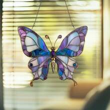 Acrylic Butterfly Solar Absorber, Colorful Glass Window Hanging Decor, Wall Art, Multi-Purpose Indoor/Outdoor Decoration, Unique Gift Idea - G - View 2