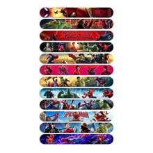 MONASHOP 12pcs 2026 New Style Slap Bracelets, Brand New Date Theme Cartoon Bracelets, Party Favors, Movie Merchandise Toys, PVC Elastic Bracelets - Multicolor - View 5