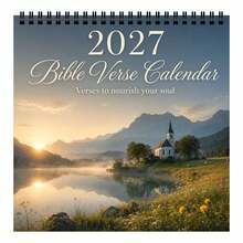 2027 Christian Wall Calendar With Bible Verses, Printed Monthly Calendar With Bible Verses - Fun 2027 Wall Calendar With Humorous Monthly Designs, Suitable For Office And Home Decor - A - View 4