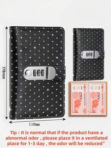 Libro de Ahorros Cifrado con Corazón para Niñas! 6 Colores Disponibles, Cerradura con Contraseña Anti-Robo, Capa Transparente para Inserción Directa de Efectivo en Dólares Estadounidenses, Almacenamiento Privado para Monedas y Billetes | Libro de Almacenamiento Colorido Estilo INS, Herramienta de Ahorro y Contabilidad, Regalo para el Cumpleaños de la Mejor Amiga, Útiles Escolares, Artículos Escolares Esenciales, Regalo del Día Nacional, Regalo de Halloween, Regalo de Navidad - Multicolor - Ver 6
