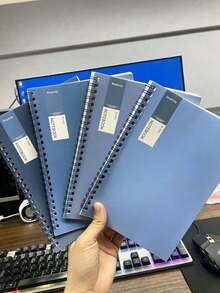 A5 Size, 40 Pages Per Book, Soft Cover Spiral Notebook - Thickened Pages, More Comfortable Writing! - Notebook - View 2