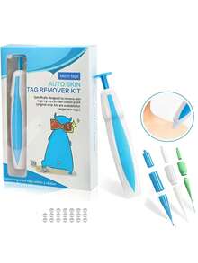 20pcs Facial Acne And Skin Tag Removal Set, Includes Pen And Shrinkage Rubber Rings, Suitable For Men And Women, Exquisite Holiday Gift - A - View 2