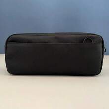 1/2pcs Double Layer Large Capacity Oxford Cloth Pencil Case, Made Of Durable Oxford Fabric, Double Layer Design Provides Ample Storage Space For Pencils, Pens, Erasers, Rulers And Other Stationery. Multi-Functional Use, Cute Multi-Functional Storage Bag, Pencil Case, Back To School, Learning Supplies - A - View 7