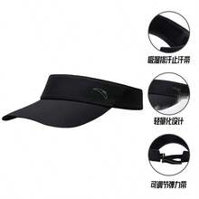 Anta Hollow Top Outdoor Quick-Dry Breathable Sun Protection Hat For Running, Marathon, Badminton, Tennis, Sports - Basic Black 1 - View 1